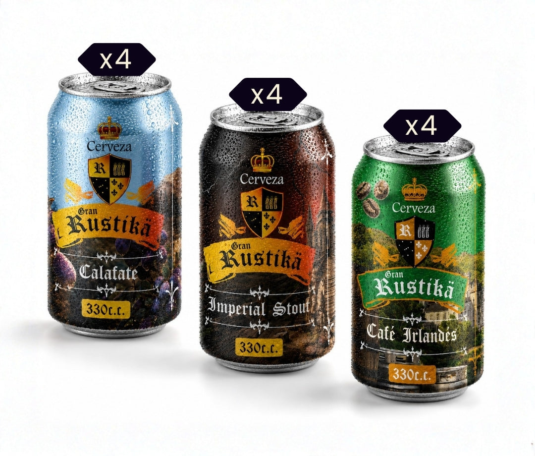 12-Pack Tradicional - Cervecería Gran Rustika