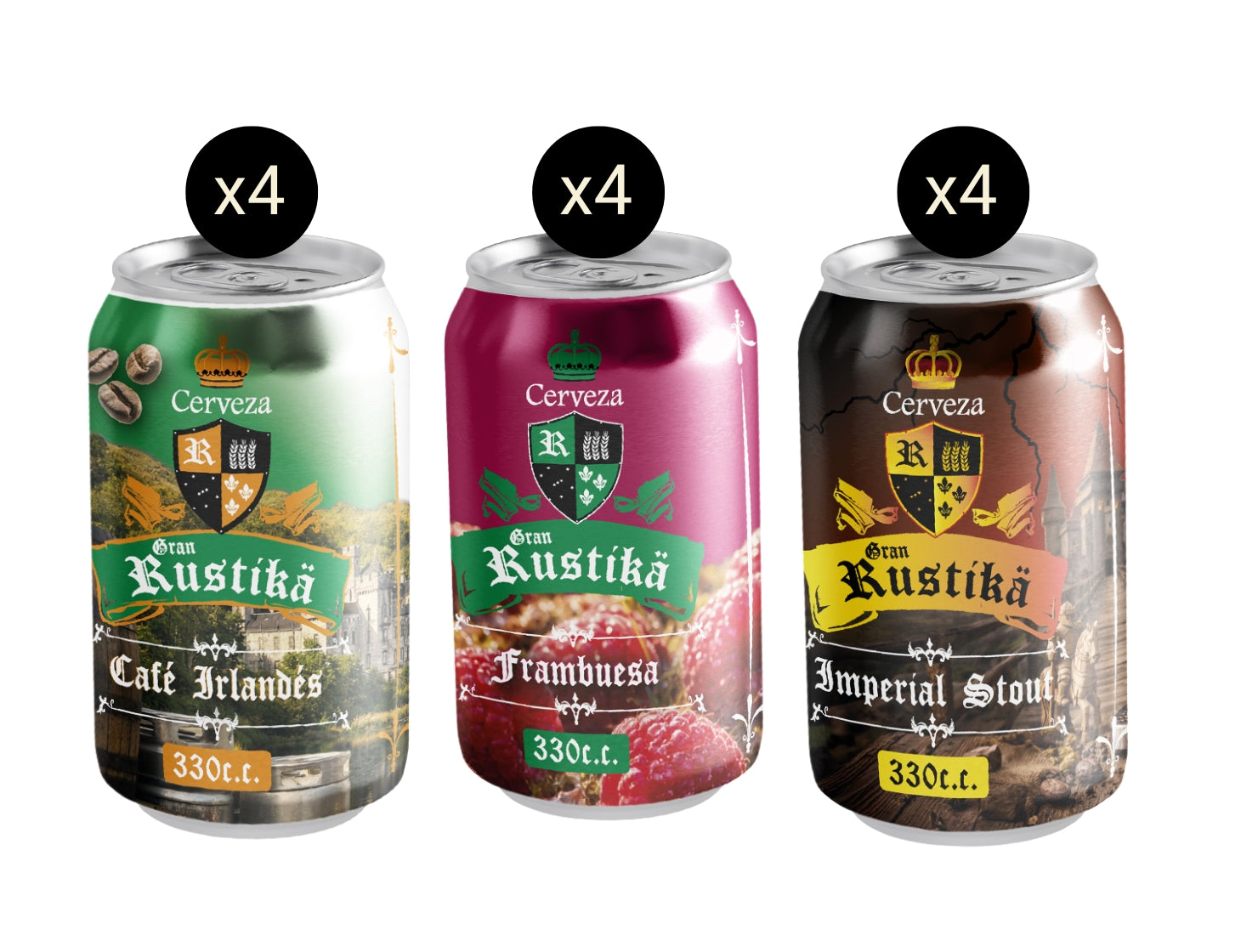 Pack 12 Cervezas "Tradicionales"