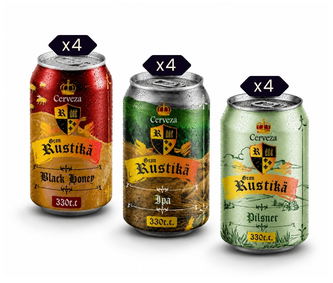 12-Pack Recomendados - Cervecería Gran Rustika